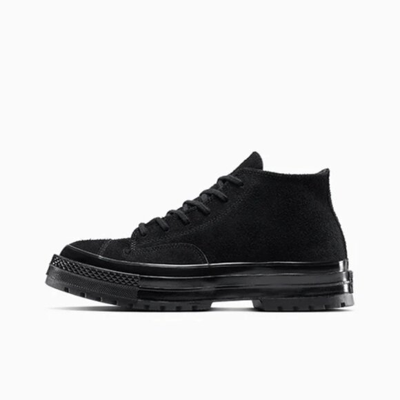 CONVERSE MENS'S CHUCK 70 MID CHUKKA NATIONAL SUEDE BLACK A16370C SIZE US 10 NEW - Picture 15 of 16